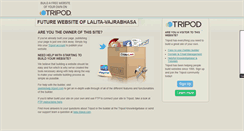 Desktop Screenshot of lalita-vajrabhasa.tripod.com