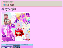 Tablet Screenshot of djhypergirl.tripod.com