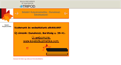 Desktop Screenshot of kutyakozmetika.tripod.com