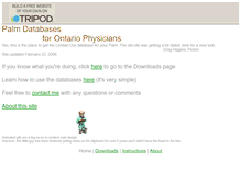 Tablet Screenshot of palmdatabases.tripod.com