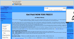 Desktop Screenshot of manicmoney.tripod.com