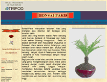 Tablet Screenshot of bonsai-pakis.tripod.com