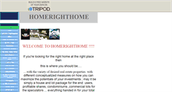 Desktop Screenshot of homerighthome.tripod.com