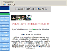 Tablet Screenshot of homerighthome.tripod.com
