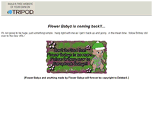 Tablet Screenshot of flowerbabyz.tripod.com