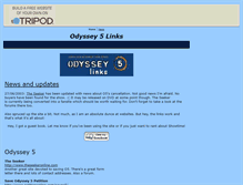 Tablet Screenshot of odyssey5links.tripod.com