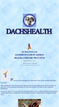 Mobile Screenshot of dachshealth.tripod.com
