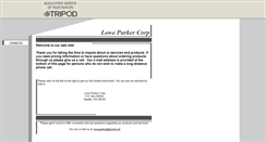 Desktop Screenshot of loweparker.tripod.com