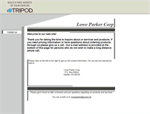 Tablet Screenshot of loweparker.tripod.com