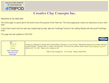 Tablet Screenshot of creativeclay.tripod.com