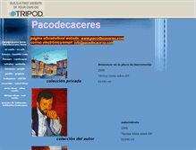 Tablet Screenshot of pacodecaceres.tripod.com
