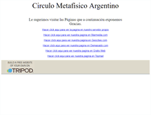 Tablet Screenshot of circulometafisico.es.tripod.com