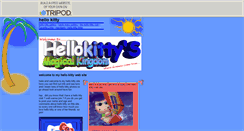 Desktop Screenshot of hellokitty157.tripod.com