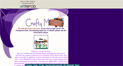 Desktop Screenshot of craftymommy2.tripod.com