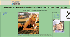 Desktop Screenshot of natalie-gulbis.tripod.com