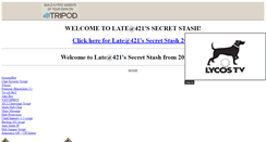 Desktop Screenshot of late421.tripod.com
