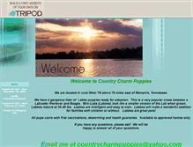 Tablet Screenshot of countrycharmpuppies.tripod.com