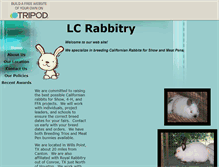 Tablet Screenshot of lcrabbitry.tripod.com