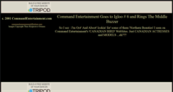 Desktop Screenshot of commandent.tripod.com