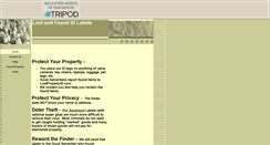 Desktop Screenshot of lostpropertyid.tripod.com