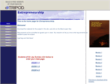 Tablet Screenshot of intro2entrep.tripod.com
