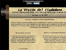 Tablet Screenshot of lavisiondelciudadano.tripod.com