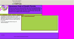 Desktop Screenshot of havanesecosfl.tripod.com