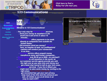 Tablet Screenshot of 123-communications.tripod.com