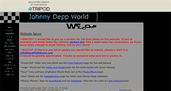 Desktop Screenshot of johnnydeppworld.tripod.com