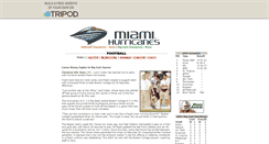 Desktop Screenshot of hurricanefootball.tripod.com