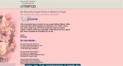 Desktop Screenshot of myangelrobyn.tripod.com