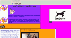Desktop Screenshot of lisaslittledaycare.tripod.com