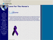 Tablet Screenshot of loveforthehorses.tripod.com