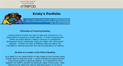 Desktop Screenshot of kristypatten.tripod.com