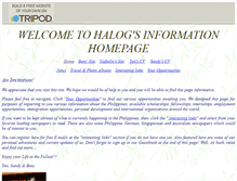 Tablet Screenshot of halog.tripod.com