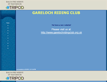 Tablet Screenshot of garelochridingclub.tripod.com