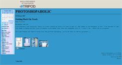 Desktop Screenshot of photoshopaholic.tripod.com