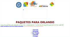 Desktop Screenshot of paquetesorlandocvi.tripod.com
