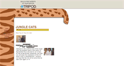 Desktop Screenshot of jungle-cats.tripod.com