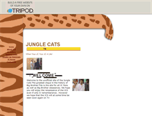 Tablet Screenshot of jungle-cats.tripod.com