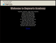 Tablet Screenshot of hogwartsacademy.tripod.com