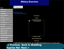 Tablet Screenshot of militarybranches.tripod.com