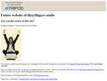 Tablet Screenshot of dizzyfingers-audio.tripod.com