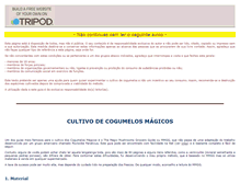 Tablet Screenshot of cogumelosmagicos.tripod.com