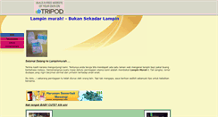 Desktop Screenshot of lampinmurah.tripod.com