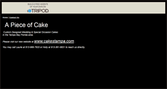 Desktop Screenshot of pieceofcakefl.tripod.com