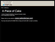 Tablet Screenshot of pieceofcakefl.tripod.com