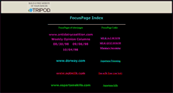 Desktop Screenshot of focuspage.tripod.com