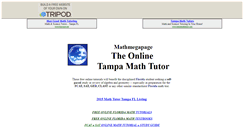 Desktop Screenshot of mathmegapage.tripod.com
