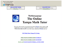 Tablet Screenshot of mathmegapage.tripod.com